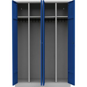 Produktbild für Spind Lüllmann 510441, Doppelspind, blau