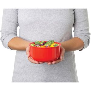 Produktbild für Mikrowellengeschirr Sistema 1113, rot, aus Kunststoff