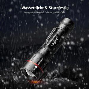 Produktbild für Taschenlampe Lepro LED, mit Batterie