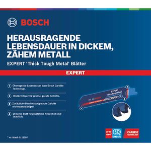Produktbild für Säbelsägeblatt Bosch Expert Thick Tough Metal S 955 CHC