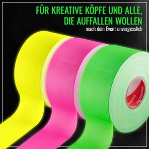 Produktbild für Gewebeband Poppstar 1011222, Neon
