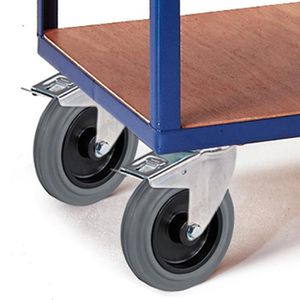 Produktbild für Tischwagen Rollcart 06-7527, aus Metall &amp; Holz