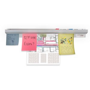 Produktbild für Papierklemmschiene Catch-Ball Infobord Powergrip