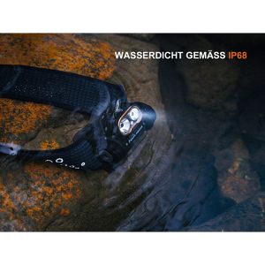 Produktbild für Stirnlampe Fenix FEHM55R schwarz LED, wiederaufladbar