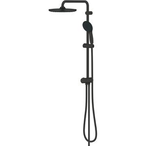 Produktbild für Duschsystem GROHE Vitalio Start System 250, schwarz matt