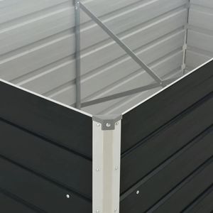 Produktbild für Hochbeet vidaXL 45722, aus verzinktem Stahl