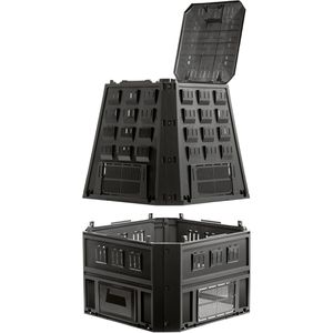 Produktbild für Komposter Prosperplast IKEV850c, schwarz, aus Kunststoff