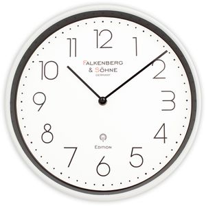 Wanduhr Falkenberg&Söhne Kunststoff, analog, Funkuhr