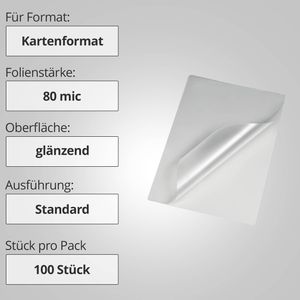 Produktbild für Laminierfolien Hama 00050571, 60 x 90 mm