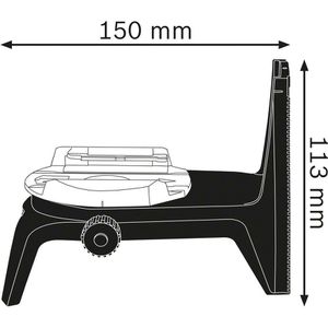 Produktbild für Laserhalterung Bosch 0601092700, RM2