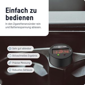 Produktbild für Autobatterie-Tester Ansmann Power Check, digital
