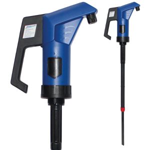 Produktbild für Fasspumpe Jessberger JP-04 blau, 2 Zoll Gewinde, mit Hebel