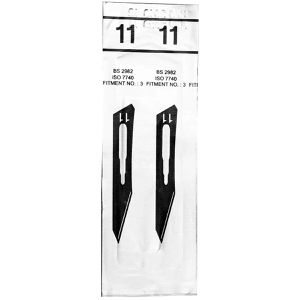 Produktbild für Skalpellklinge May SK-0111, spitze Form, 43mm
