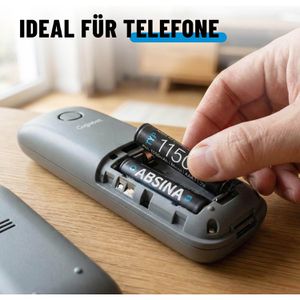 Produktbild für Akku Absina 1,2 V, 1050 mAh
