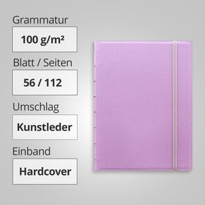 Produktbild für Notizbuch Filofax Classic Pastels 115054, Kunstleder Hardcover