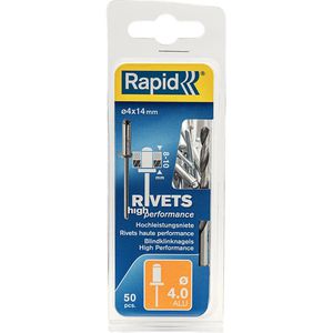 Blindnieten Rapid 5000385, Aluminium, Set