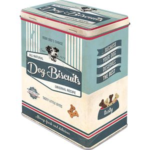 Vorratsdose Nostalgic-Art PfotenSchild DogBiscuits