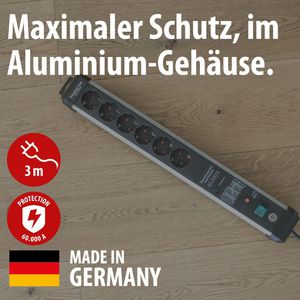 Produktbild für Steckdosenleiste Brennenstuhl Premium Protect, 3m