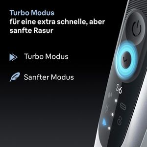 Produktbild für Elektrorasierer Braun Series 6, 62-S7650cc, silber