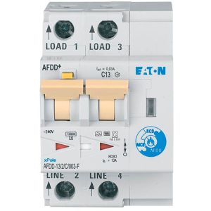 Produktbild für Brandschutzschalter EATON AFDD-13/2/C/003-F, 3 TE, 13 A