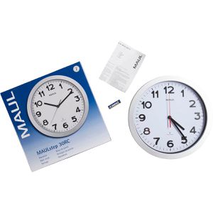 Produktbild für Wanduhr Maul Maulstep, Kunststoff, analog, Funkuhr