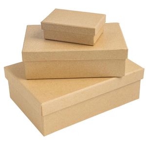 Produktbild für Geschenkbox Ideen-mit-Herz 012696, Kraftpapier braun