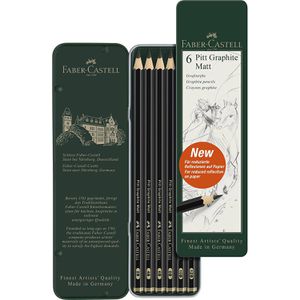 Produktbild für Graphitstifte Faber-Castell 115207, Pitt Matt Set