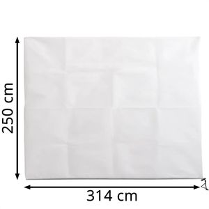 Produktbild für Wintervlies vidaXL 364870, weiß, 2,5 x 3,1 m