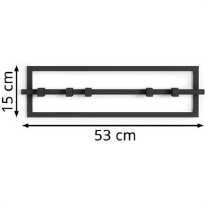 Produktbild für Garderobenleiste Umbra Cubiko 5, 1016881-040, schwarz