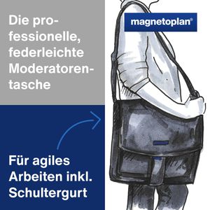 Produktbild für Moderationstasche Magnetoplan Messenger 11117