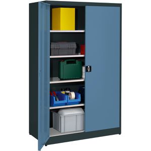 Produktbild für Werkzeugschrank Mauser MKSTS12/6/19, Metall, anthrazit / blau