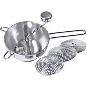 Produktbild für Passiermühle Contacto 555/200, manuell, silber, Ø 20 cm
