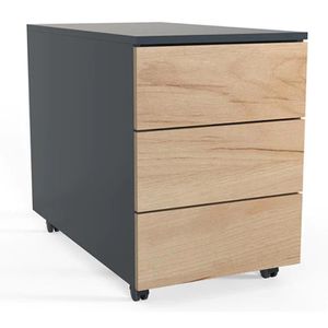 Produktbild für Rollcontainer VCM Dalosa 70 918330, aus Holz, honig-eiche