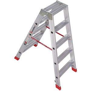 Produktbild für Stehleiter Euroline Nr. 30577, 3057705, beidseitig begehbar