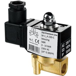 Magnetventil FSA Premium M-1/4-230C, 1/4 Zoll
