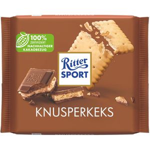 Tafelschokolade Ritter-Sport Knusperkeks
