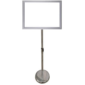 Produktbild für Infoständer Böttcher-AG aus Aluminium, silber, A3
