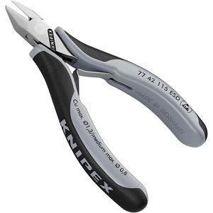 Produktbild für Seitenschneider Knipex 77 42 115 ESD, Elektronik