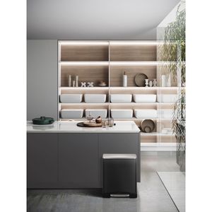 Produktbild für Mülleimer EKO E-Cube, VB 926820, matt schwarz