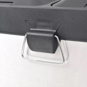 Produktbild für Mülleimer vidaXL 50600, silber