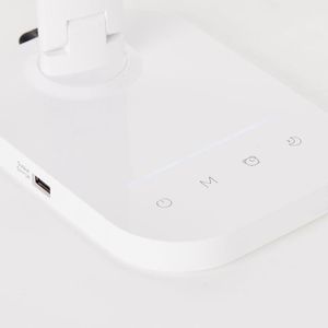 Produktbild für Schreibtischlampe Brilliant Vicari, weiß, LED, dimmbar
