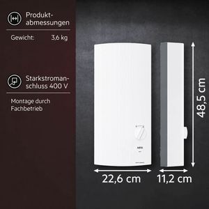 Produktbild für Durchlauferhitzer AEG DDLE EASY 228841, druckfest