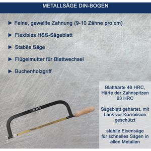 Produktbild für Bügelsäge Augusta-Heckenrose 200320300, Metallsäge