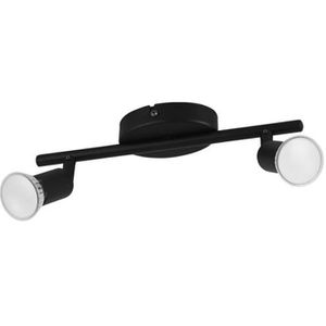 Deckenstrahler Eglo Buzz, schwarz mit LED