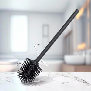 Produktbild für WC-Bürste Wenko Silikon, schwarz