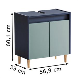 Produktbild für Waschbeckenunterschrank Schildmeyer Lovis 157032, stehend