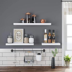 Produktbild für Wandregal Vasagle LWS28WT, weiß