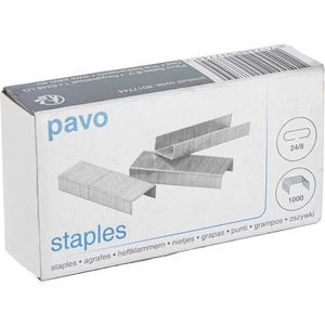 Heftklammern Pavo 8017744, Typ 24/8