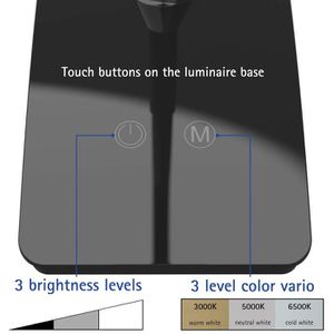 Produktbild für Schreibtischlampe Maul Maulpearly, mit LED, dimmbar