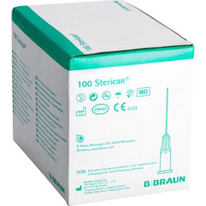 B.Braun Kanülen Sterican, spitz, 100 Stück, steril, 27G x 0,5 Zoll, Ø 0,40 x 12mm , 100 Stück